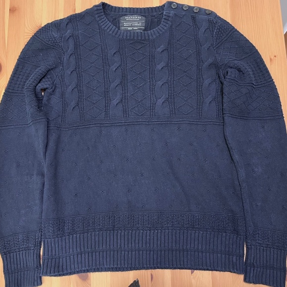 Mens All Saints Askel Crew Sweater / Small - Picture 2 of 6